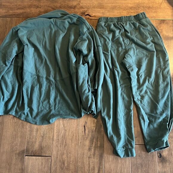 Free People Beach Falon 2 Pc Set Green XS - Picture 5 of 7